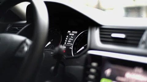 Car dashboard Stock Footage 235196008