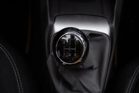 Car dashboard inside, interior details Stock Photos