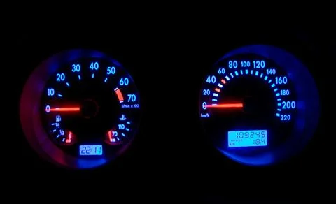 Car dashboard Stock Photos