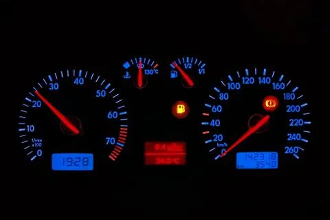 Car dashboard Stock Photos