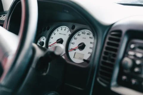 Car dashboard Stock Photos