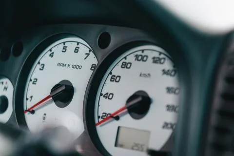 Car dashboard Stock Photos