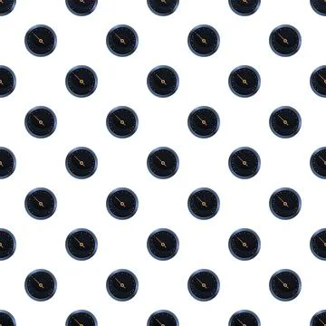Car dashboard speedometer seamless repeating pattern Stockillustratie