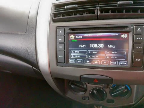 Car Dashboard Technology Stock Photos
