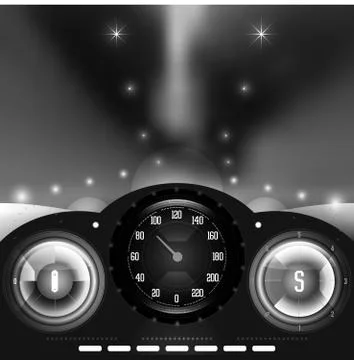 Car dashboards vector Stock Illustration