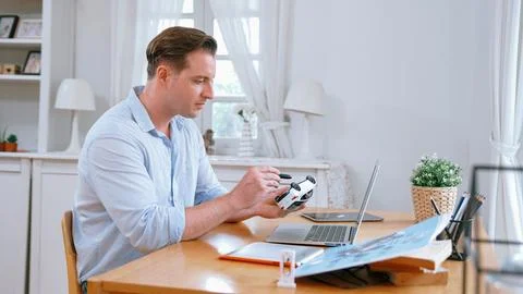 Car design engineer working on car prototype for automobile business Synchronos Stock Photos