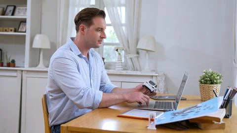 Car design engineer working on car prototype for automobile business Synchronos Stock Photos