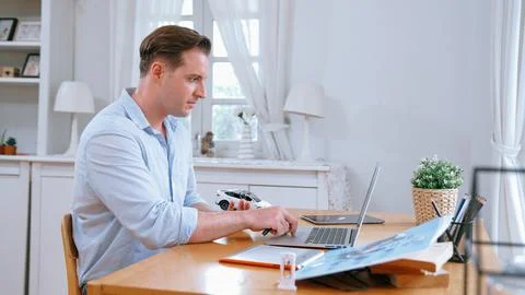 Car design engineer working on car prototype for automobile business Synchronos Stock Photos