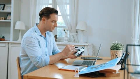 Car design engineer working on car prototype for automobile business Synchronos Stock Photos