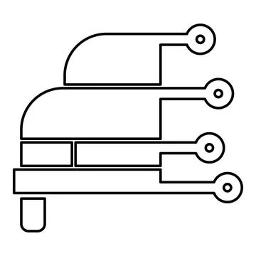 Car diagnosis service hardware computer diagnostics condition concept high .. 스톡 일러스트
