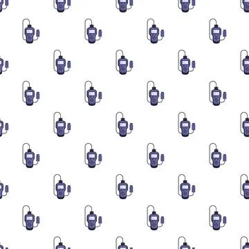 Car diagnostic tool device seamless pattern background Stock-Illustration