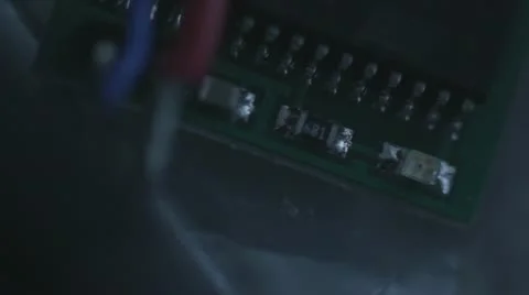 Car Diagnostic tool at work [LED flashing] Stock Footage 22289855