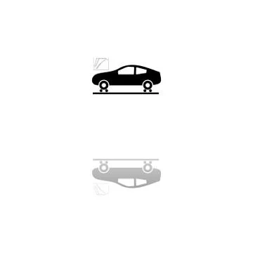 Car diagnostics icon flat イラスト素材