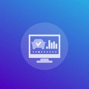 Car diagnostics icon, vector Stock Illustration