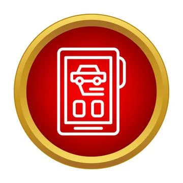 Car diagnostics software analyzing vehicle data on tablet screen Stock Illustration