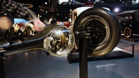 Car Differential in Riga Motor Museum Video stock 239068331