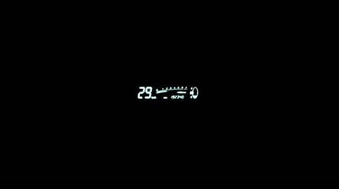 Car Digital Speedometer  Stock Footage 22183890