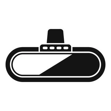 Car digital video recorder capturing road traffic Illustrazione stock