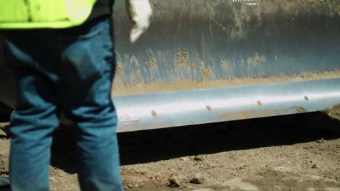 A car on a dirt road Stock Footage 155541103