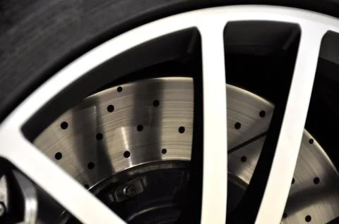 Car disk brake Stock Photos