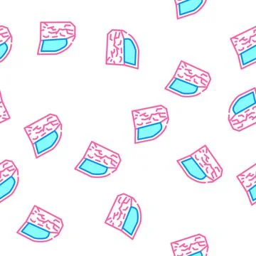 Car door damaged paint vector seamless pattern イラスト素材