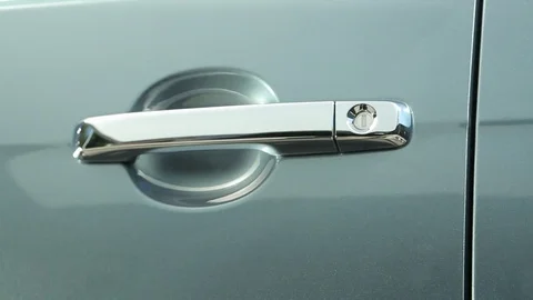 Car door handle Stock Footage 77051926