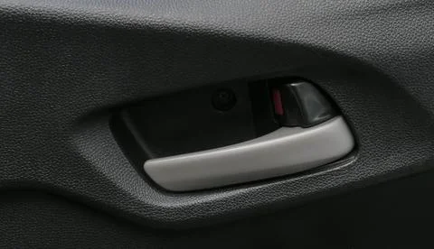 Car door handle with lock button Photos