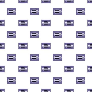Car door handle pattern repeating on purple background 库存插图