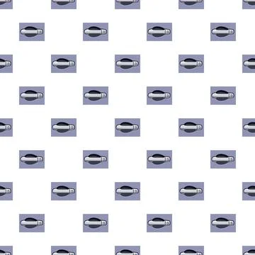 Car door handle pattern repeating seamless vehicle design Stock Illustration