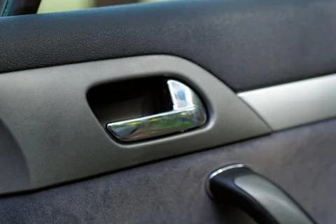 Car door handle Stock Photos