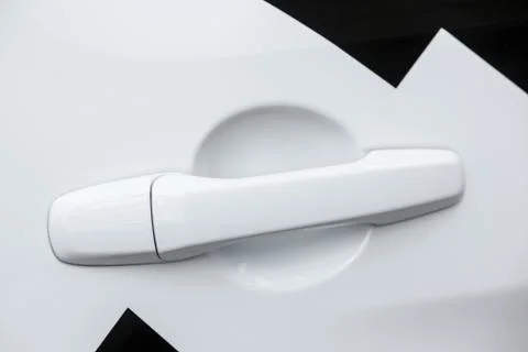 Car door handle Stock Photos