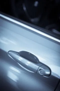 Car door handle Stock Photos