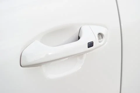 Car door handle Stock Photos