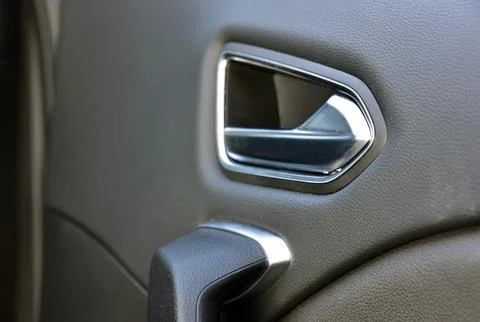 Car door handle Stock Photos