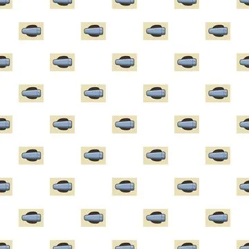 Car door handle repeating seamless pattern background 库存插图