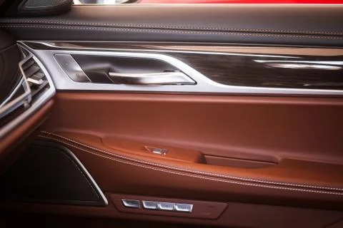 Car door interior Stock Photos