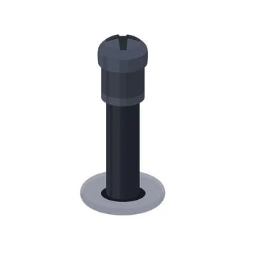 Car door lock button Stock Illustration