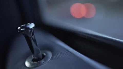 Car door lock Stock Footage 125465391