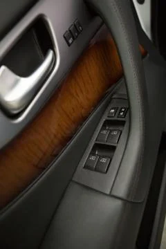 Car door panel closeup Stock Photos