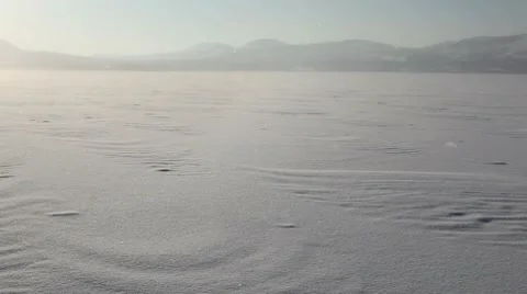 Car drifting on ice Stock Footage 10304093