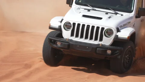 Car drifting on the sand Stock-Footage 201788314