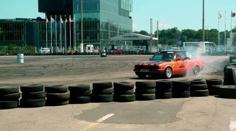 Car drifting video 1 Stock Footage 50503927