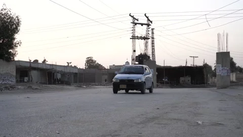 Car drive by Stock Footage 168761805