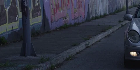 Car drive graffiti 2k 스톡 동영상 73929770