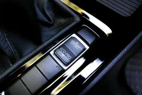 Car Drive Mode Selection, A close-up Stock Photos