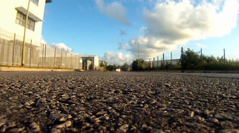 Car drive over camera_Front Stock Footage 38678092