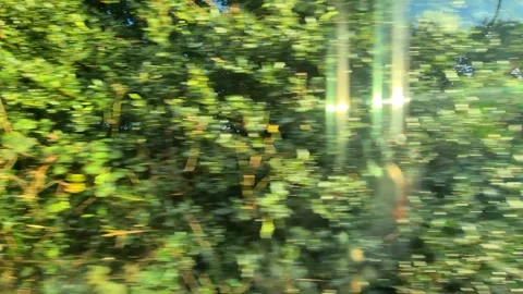 Car Drive Through British Rural Countryside Farms and Landscape Stock Footage 324786686