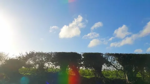 Car Drive Through British Rural Countryside Farms and Landscape Vidéo 324820510