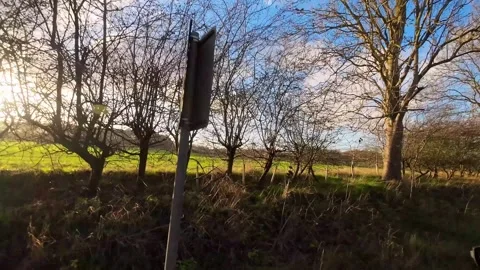 Car Drive Through British Rural Countryside Farms and Landscape Vidéo 324831712