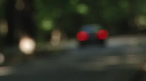 Car driving away Video stock 46123774